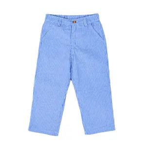 Classic Whimsy Royal Blue Gingham Standard Pants with Classic Design and Comfortable Fit