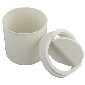 Mini Wastebasket Trash Can with Swing Lid, Tiny Desktop Waste Garbage Bin, Household Waste Bin for Home, Office, Kitchen, Vanity Tabletop, Bedroom, Bathroom