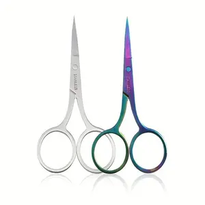 1pc Stainless Steel Cross Stitch Scissors Beauty Scissors Pointed Straight Head DIY For Cutting Thread Sewing Scissors Lace Scissors Hand Tools Cutting Supplies Sewing Supplies Crafts