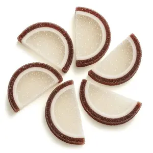 NY Spice Shop Coconut Jelly Slices – Sweet Chewy Candy, Sugar-Sanded Pineapple Flavor for Desserts, Beverages & Snacking.