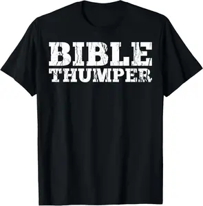 100% cotton Unisex Bible Thumper, Christian Pastor Preachers Sermon Gift T-Shirt