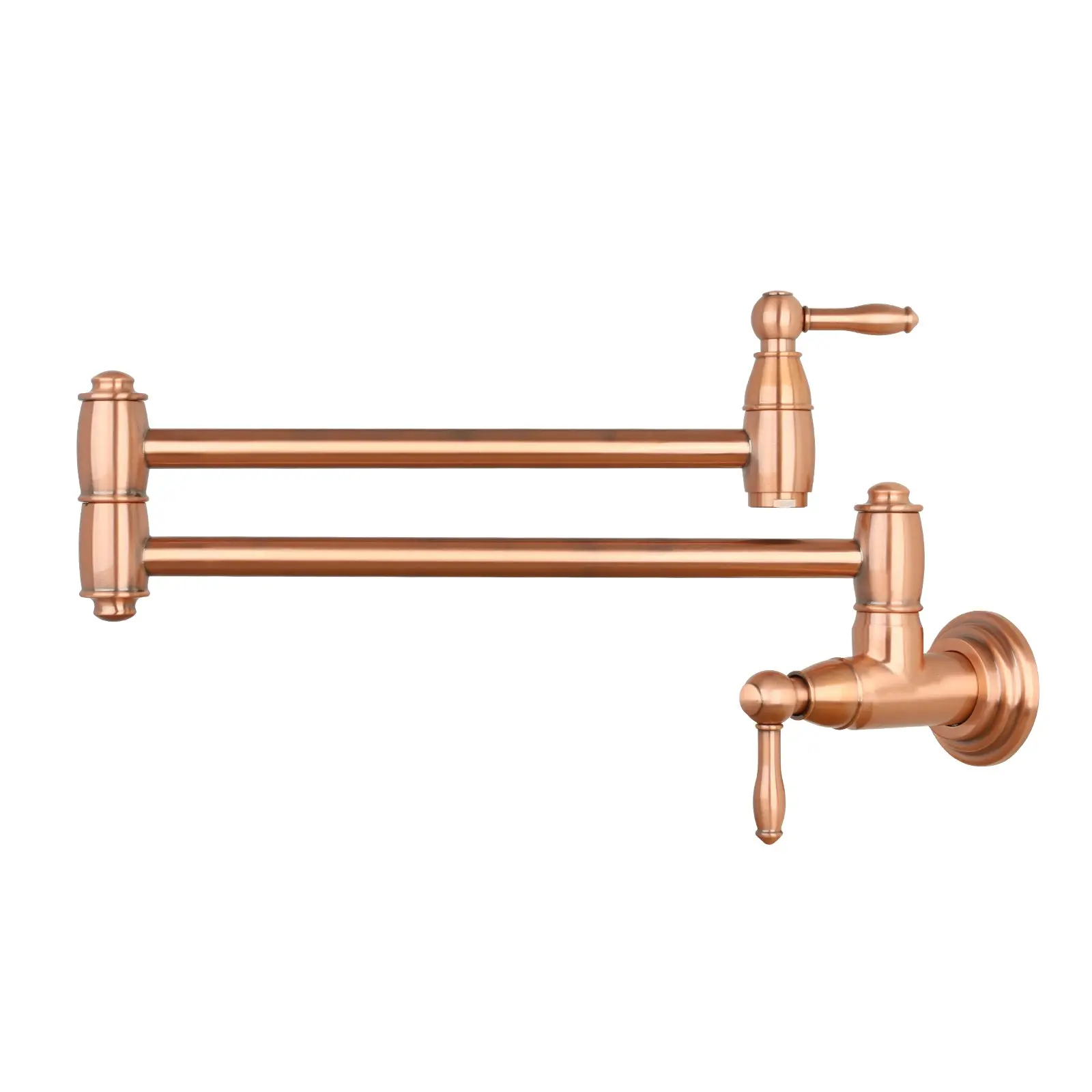 Copper Pot Filler Kitchen Faucet Wall-Mounted
