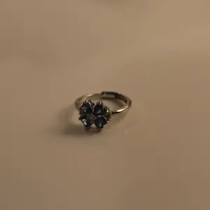 Adjustable Open Ring – Glass Gem with Metal Band | Multiple Shapes