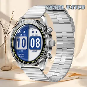 Business Smartwatch Men And Ladies Music Playback Smart Watch Gift BT Calling Answe Make Call Multimotion Pattern Step Count Calculator Diy Faces Fashion Movement Watches Android&Ios