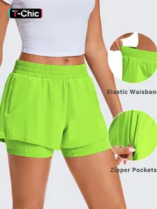 Women's Casual Sport Shorts Workout Shorts Spring Summer Breathable Loose Fit Yoga Shorts Outdoor Running Fitness Hot Pants Athletic Shorts Summer Sports Shorts
