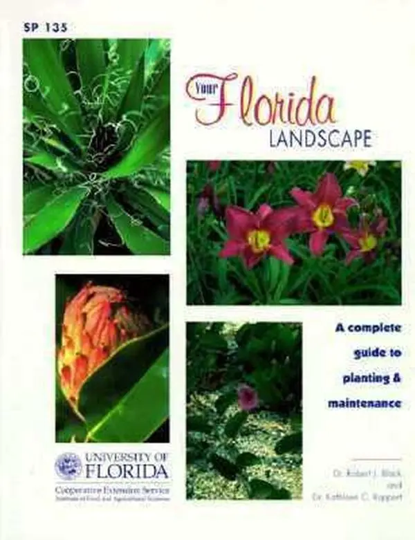 USED Book - Your Florida Landscape: A Complete Guide to Planting and Maintenance : Trees, Palms, Shrubs, Ground Covers and Vines by Robert J. Black (Paperback) - english