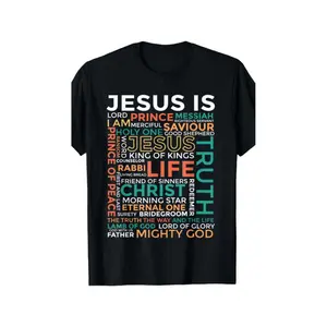 Christian T-shirt - Jesus' Name Jesus is Streetwear Outfits Graphic Tee TikTok Shop