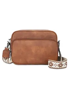 Women's Fashion Crossbody Bag, Artificial Leather Medium Size, Travel Wallet with Credit Card Slots, Stylish and Practical, Fashionable Crossbody Bag