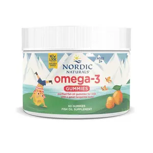 Nordic Naturals Omega 3 Gummies - Daily Omega-3s, DHA & EPA, 60 Ct