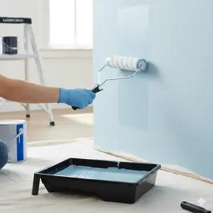 ️5PC 18 Inch Paint Roller Kit | 3 Microfiber Sleeves + Paint Roller Tray