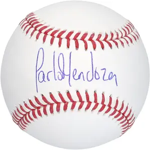 Carlos Mendoza New York Mets Autographed Baseball - Fanatics Authentic Certified