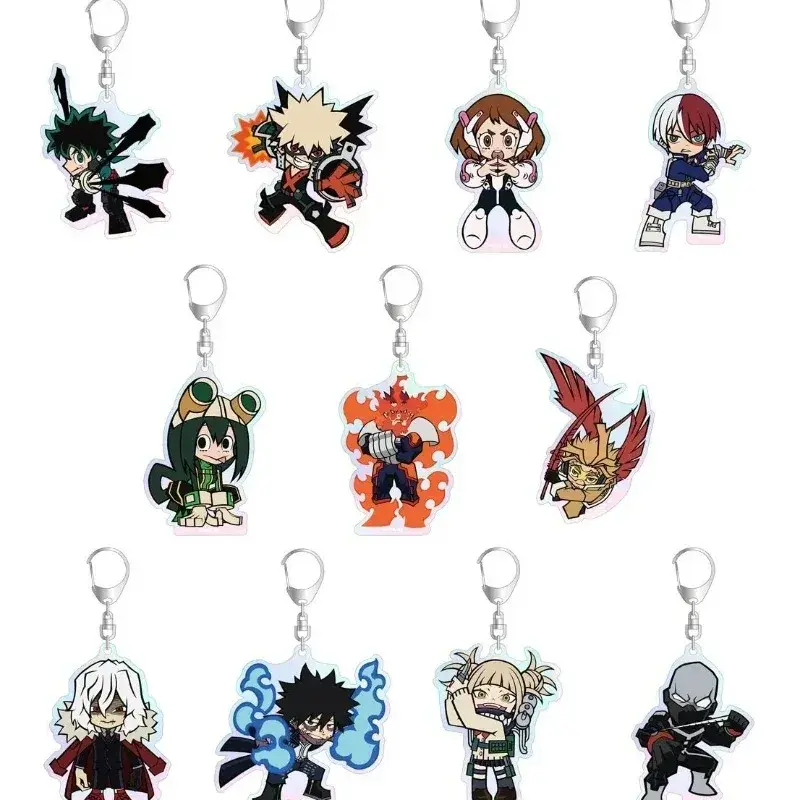 All Might Deku Bakugo Acrylic Keychain, my hero academia