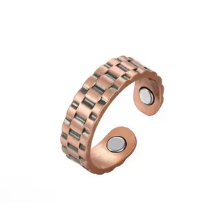 Pure Copper Magnetic Stylish Unisex Ring Trendy Jewellery Accessories