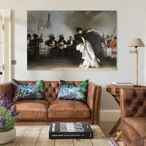 John Singer Sargent El Jaleo Poster Decorative Painting Canvas Wall Art 12x16inch 30x40cm Frameless Artistic Photo Print Living Room Bedroom Ornaments Gift