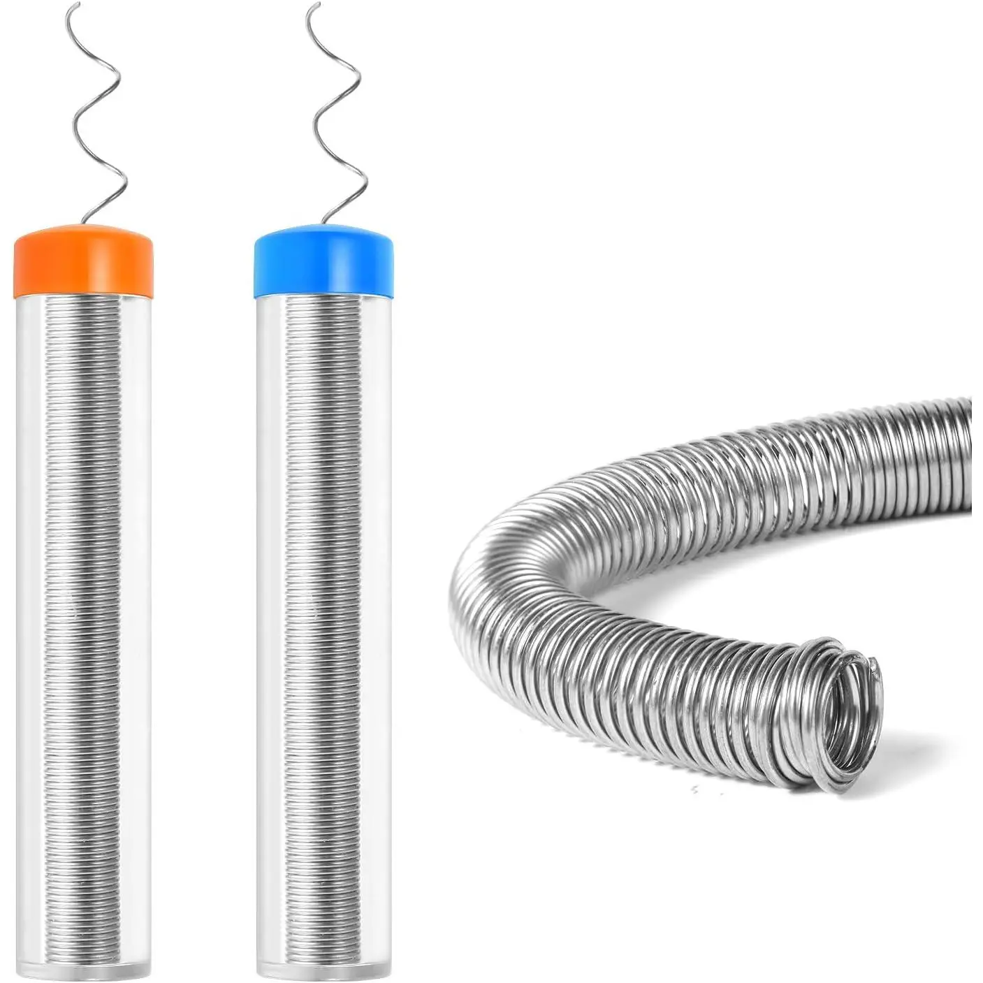60/40 Solder Wire, 0.8mm & 1.0mm Rosin Core Solder, Low-Temperature Solder for Electronics & Electrical Component Repair, 27g Net Weight