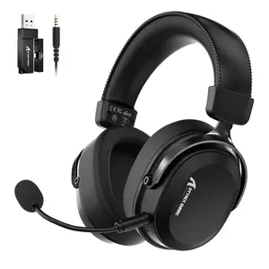 Attack Shark L30pro Wireless Gaming Headphones, 7.1 Surround Sound, Eq Mode, 50mm Driver, 1100mah Battery, Detachable Noise-Canceling Mic, for PC