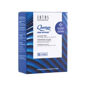 Zotos Quantum Argan Oil Hair Perm Conditioner - Lightweight, Tinted Formula for Normal-to-Resistant Hair, Firm Curl Creation