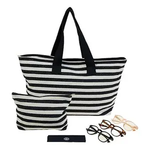 Joy Mangano Joy CleanBoss World Traveler Luxe Readers & Tote Handbag Set