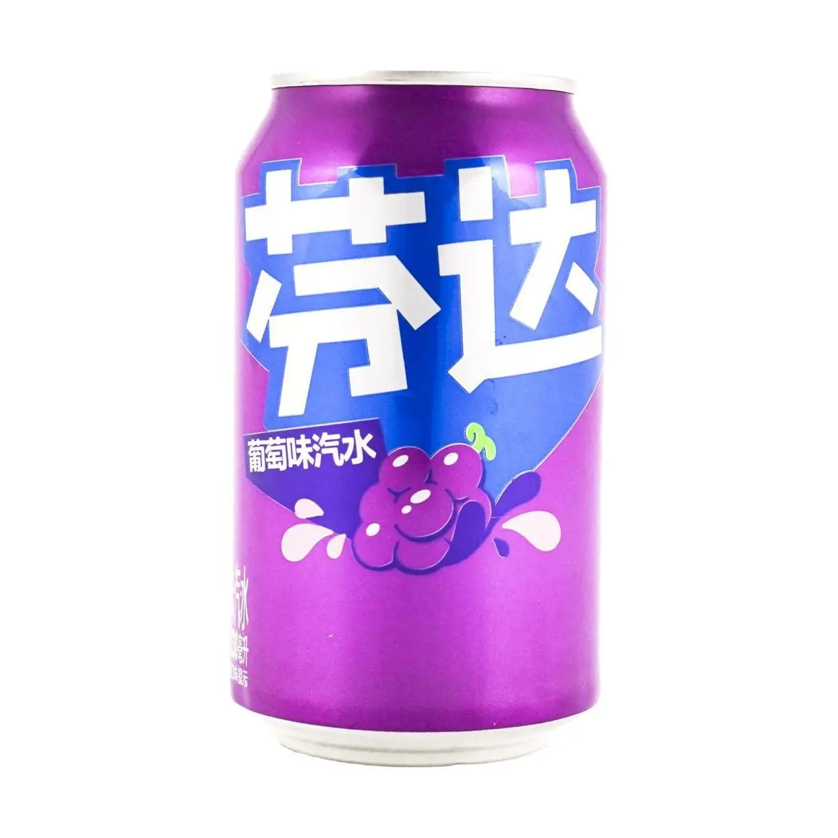 FANTA Grape Soda 330ml Cans - Authentic China Mainland Flavor, Refreshing Fruit Drink