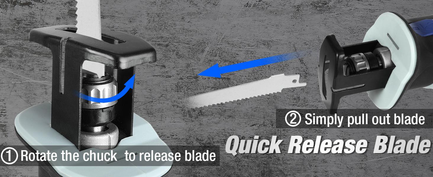 WORKPRO 12V Cordless Reciprocating Saw with Clamping Jaw, 2.0Ah Li-Ion Battery with 1 Hour Fast Charger, Variable Speed and Tool-Free Blade Change, 3 Saw Blades for Wood & Metal Cutting WORKPRO 12V Cordless Reciprocating Saw with Clamping Jaw, 2.0Ah Li-Ion Battery with 1 Hour Fast Charger, Variable Speed and Tool-Free Blade Change, 3 Saw Blades for Wood & Metal Cutting