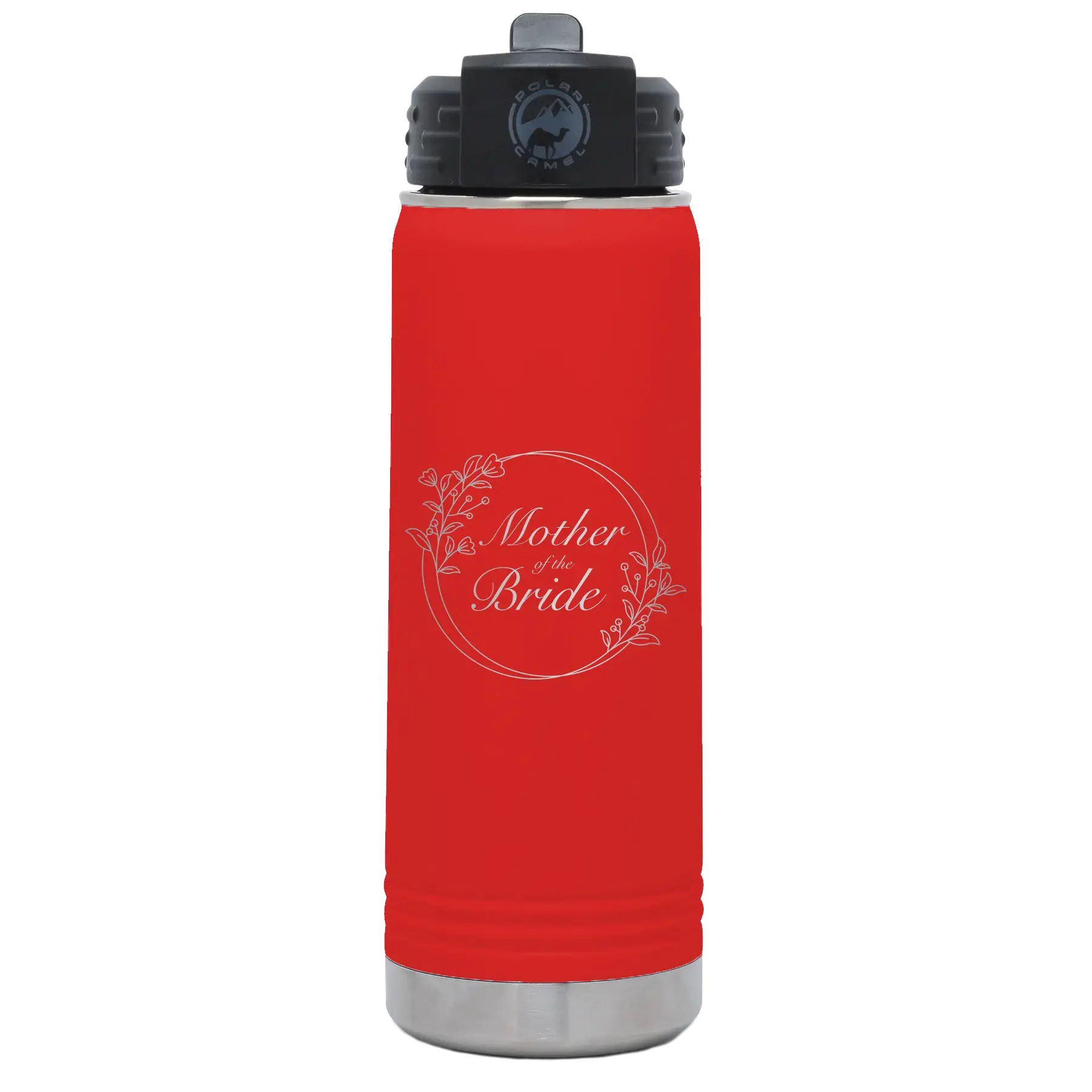 Mother of the Bride 20 oz Water Bottle | Red