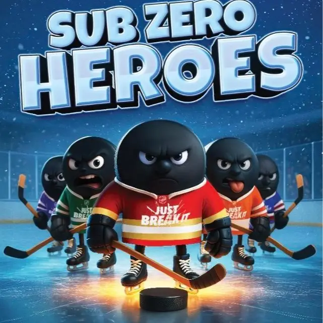 Just Break It The Real Autograph Sub Zero Heroes 2025 Limited Edition 1 Autographed Authentic NHL Hockey Jersey & 1 2024 Panini Absolute Value Pack Ex