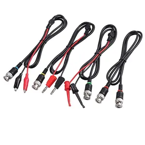 Universal 100MHz Oscilloscope Probe Kit with BNC-to-Test Lead & Accessories for Household Appliance Parts Maintenance