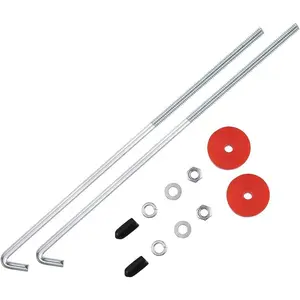 Car Battery Hold Down J Bolts,18-8 (304) Stainless Steel BBattery Hold Down Bracket J Hooks,Universal Car Accessories for Firmly Support Battery (10Inch/2PCS)