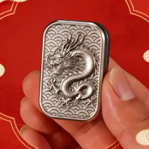 3D Dragon Pattern Edc Push Board, Alloy Magnetic Press Decompression Toy, Fork-Level Touch Sensory Push Board, Adhd Relief Toy, Creative Gift, Stress Relief Fidget, Stress Relief Gadgets