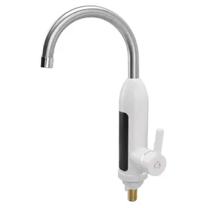 3000W Instant Water Heater Faucet IPX4 ABS Tankless Stainless Steel Kitchen Heating Tap for Home US Plug 110V