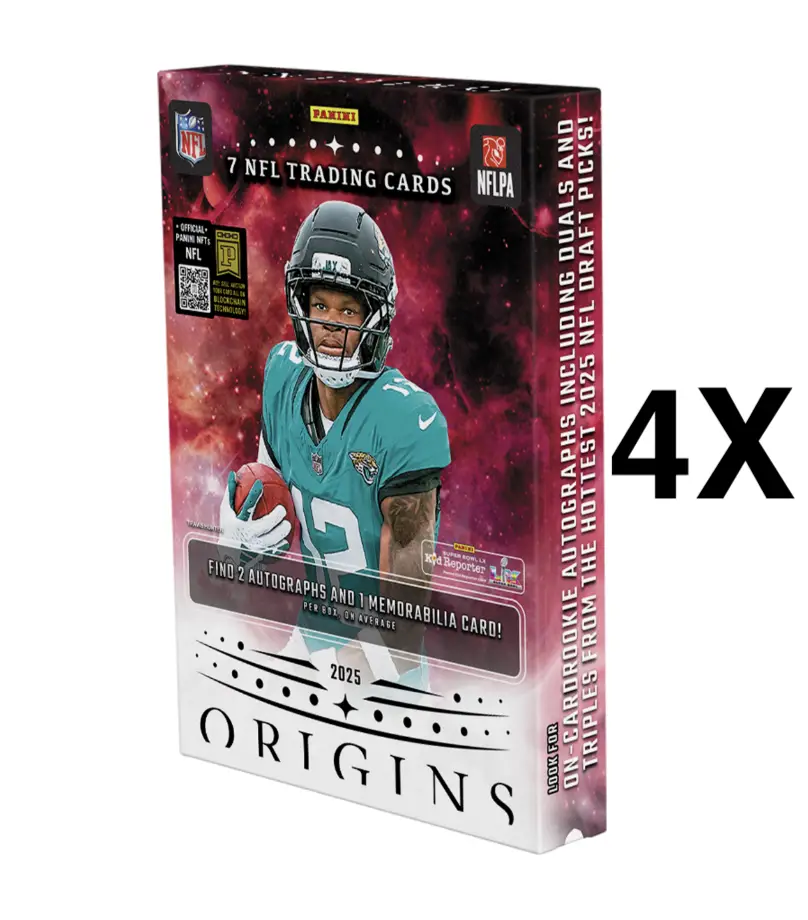 BREAK - 4X 2025 Panini Origins Football Hobby Box Pick Your Team Break