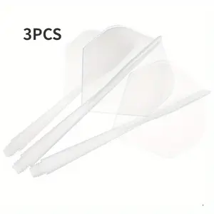New 70% Transparent 2ba Dart, Integrated Wing, Durable L-Type Wing Axis, Precision Throwing, Aerodynamic Shape, Lightweight Flight, Professional Dart