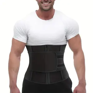 Men's Compression Waist Trainer Belt Girdle Vest Adjustable Support Shapewear for Gym Workouts Outdoor Activities
