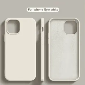 Silicone Case for iPhone 16 15 14Plus 13 12 11Pro Max series ,Full-Body Protection for Smartphones ,Silky-Soft Touch Cellphone Casing, Shockproof CoverPhonecase Protective Phonecase Protective