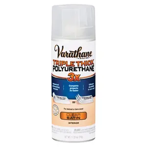 Varathane  11.25 oz Triple Thick Transparent Polyurethane Clear Satin, Pack of 6