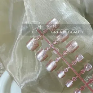 Cat-eye Press-on nails Toenail