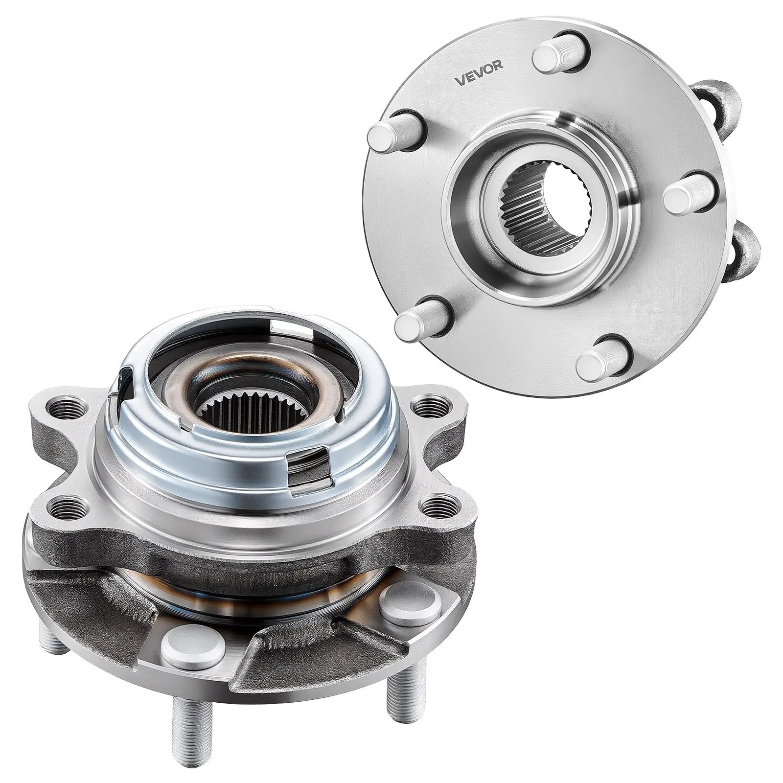 【Summerfinds】VEVOR 2-Pack Heavy-Duty Automotive Replacement Front Wheel Bearing & Hub Assembly (Ball Bearing Design, Easy Installation) for 2019 INFINITI QX50 SUV (Autograph, Essential, Luxe, ProACTIVE), Nissan Maxima Advance 4-Door Sedan, OEM 513296,, Oe