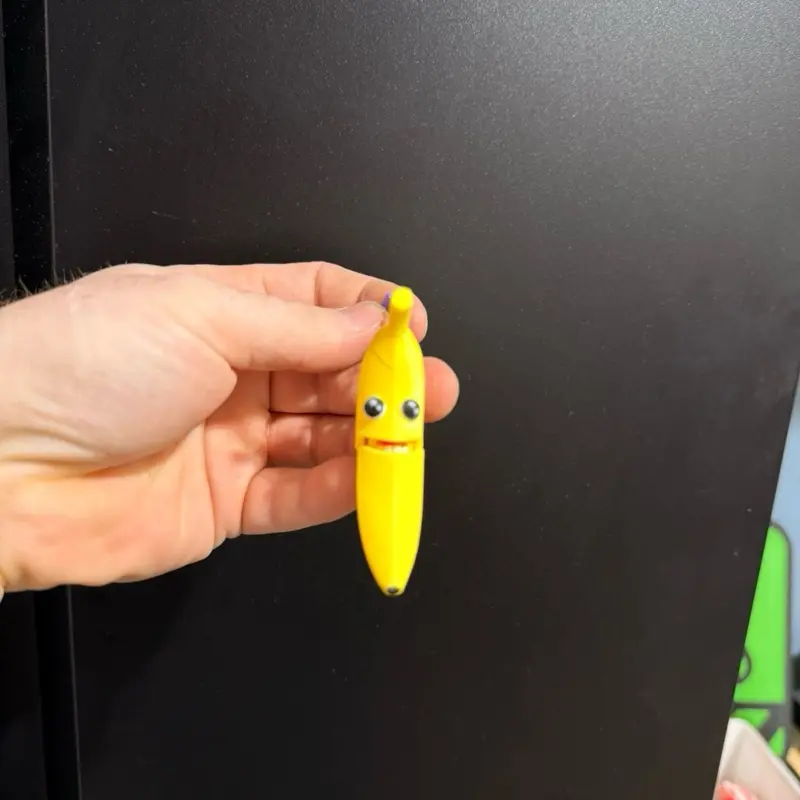 Tickle Banana Keychain - 3D Printed Banana Keychains / Fidgets / Food Decor