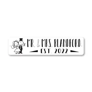 Custom Marriage Gift Sign