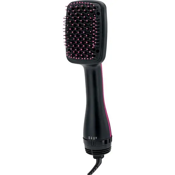 REVLON One-Step Hair Dryer and Styler, All-in-One Hair Brush Straightener for Salon-Quality Smooth & Straight Styles, Black