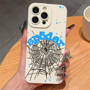 Spider Web Pattern Phone Case, Anti-drop Cellphone Protective Case, Total Protective Shockproof Mobile Phone Cover for iPhone 17/16/15/14/13/12/11series Casing