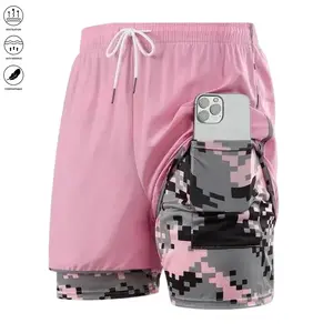 Women’s casual athletic pants with drawstring, elastic waistband, lining, and color-blocking; suitable for outdoor sports, fitness, running, and casual wear; women’s shorts, athletic shorts, womenswear