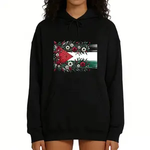 Palestine HoodiePalestine Hoodie Fashion Women Harajuku Aesthetic Graphic Palestina Hoodies Classic Unisex Vintage Sweatshirts