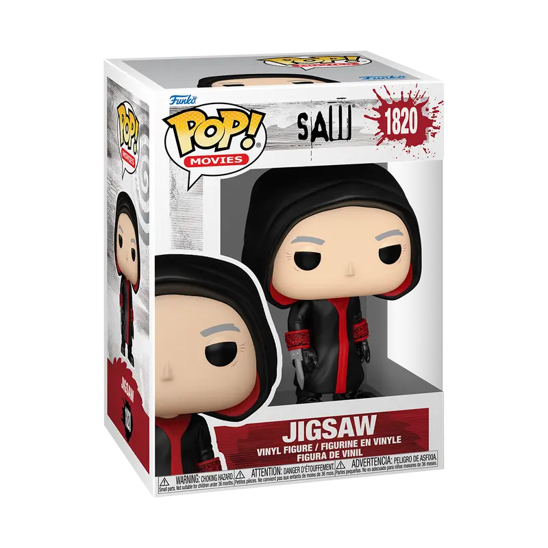 Funko Pop! Saw - Jigsaw Killer (Common) #1820  Collectible Pop Vinyl Figure