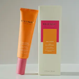 Relevant 4-in-1 Daily Moisturizing Facial Sunscreen with SPF 40 - Mineral-Based, Antioxidant-Infused, Hydrating for All Skin Types & Long-Lasting Moisture Retention, Moisturizer, Hydrate