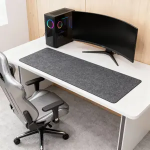 Mouse Pad, Non-slip Keyboard Mat, Gaming Accessories, Office Computer Desk Protector, Wool Felt Desk Mat, Mousepad for Laptop Computer