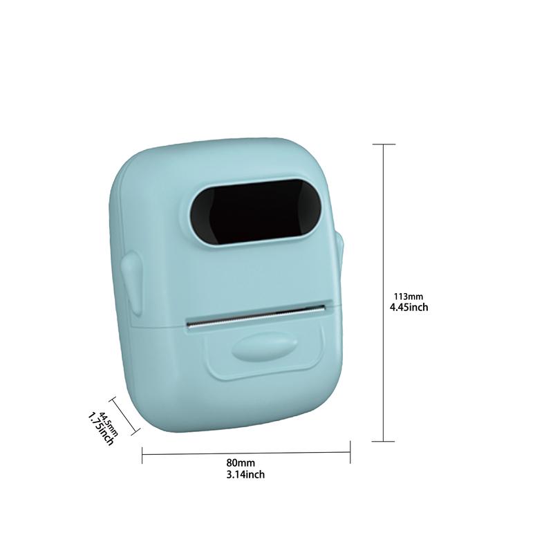 Label Maker, label printer, portable wireless printer, Bluetooth supported, suitable as a Valentine's Day gift for loved ones and partners, Super Bowl