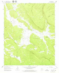 Page New Mexico USGS Topographic Quadrangle Map, 1962, 1:24000