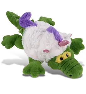 PLUSH UNICORN - SUPER-SOFT PLUSH - GREEN ALLIGATOR LARGE 17"