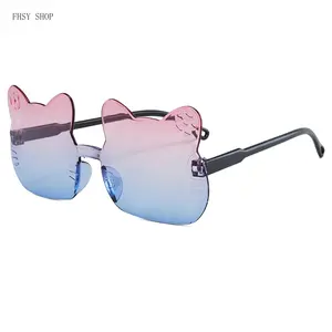 FHSY SHOP Kids Hello Kitty Sunglasses UV400 Protection Gradient Lens for Toddler Girls Outdoor Activities, Beach Trips, and Summer Vacation polarized glasses